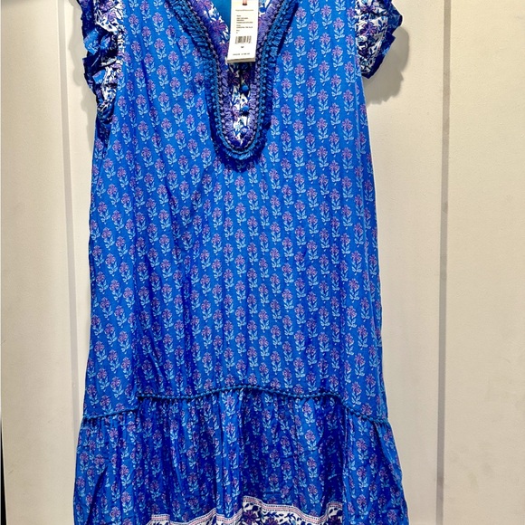 ✨NEW Vineyard Vines Hydrangea Block Ruffle ✨ - Picture 4 of 7